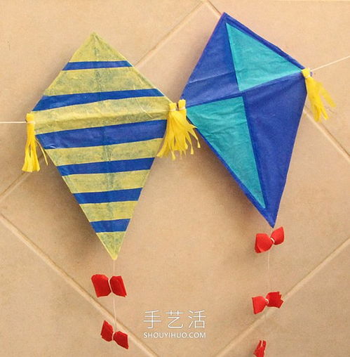 风筝做法大全简单的图片，风筝的做法 手工简单